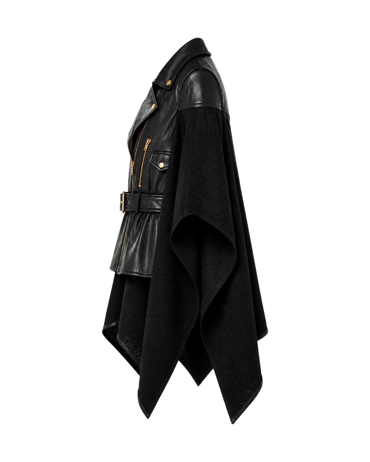 Huapi Black Poncho
